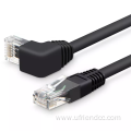 Custom Shield RJ45 Right Angle 90Degree Ethernet cable